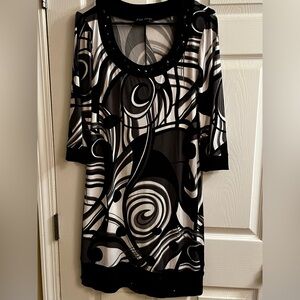 BLUE SAGE~Patterned Dress~LG